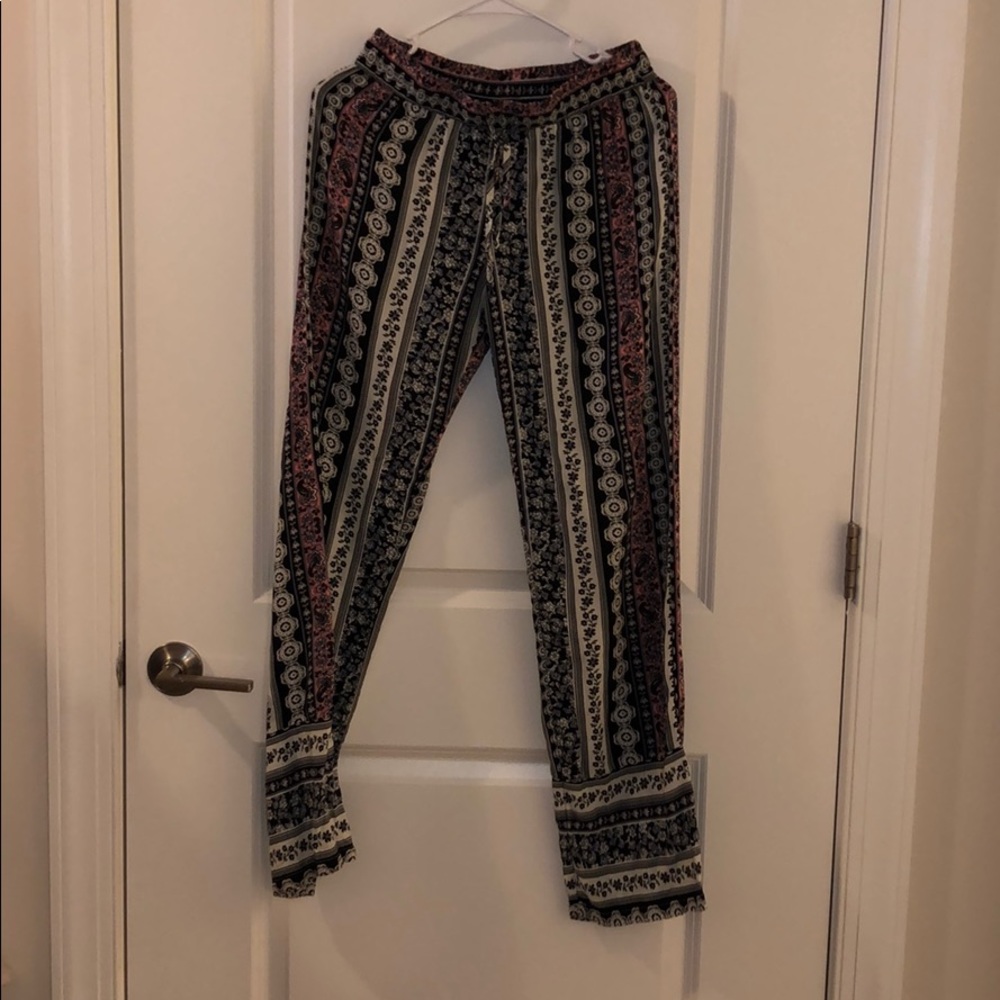 Patterned long pants